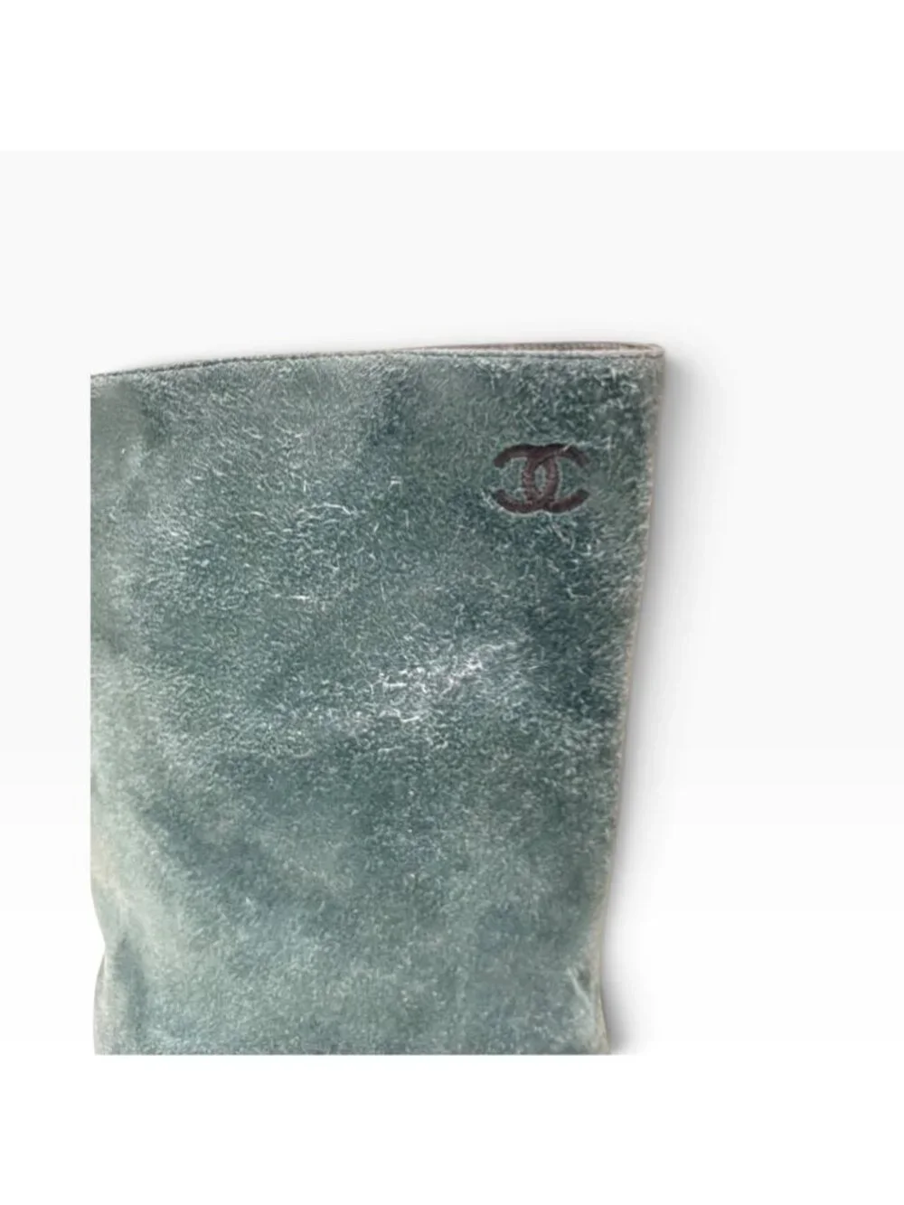 CHANEL Gabrielle Suede Mid-Calf Boots sz 7